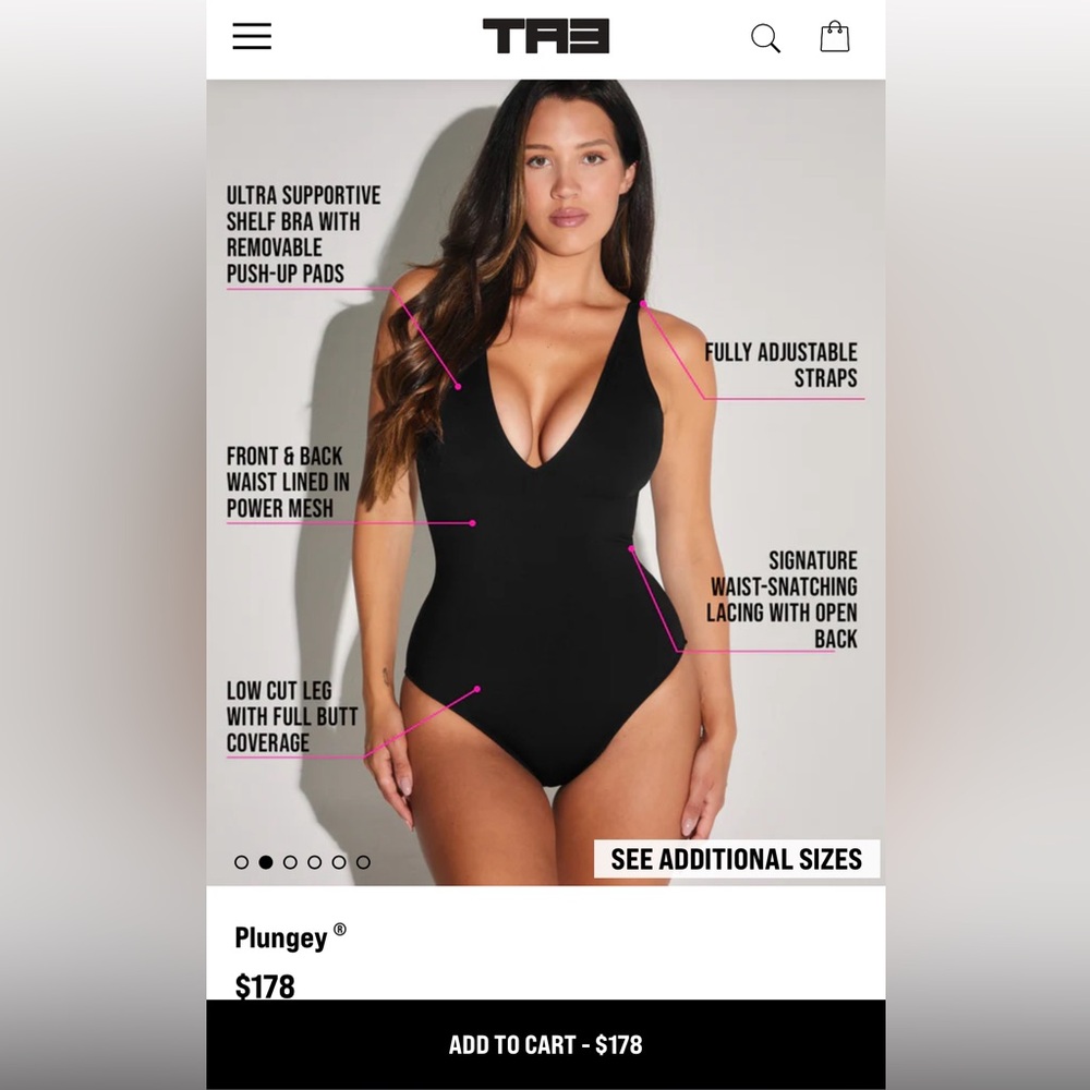 TA3 Regular Cut Plungey Suit